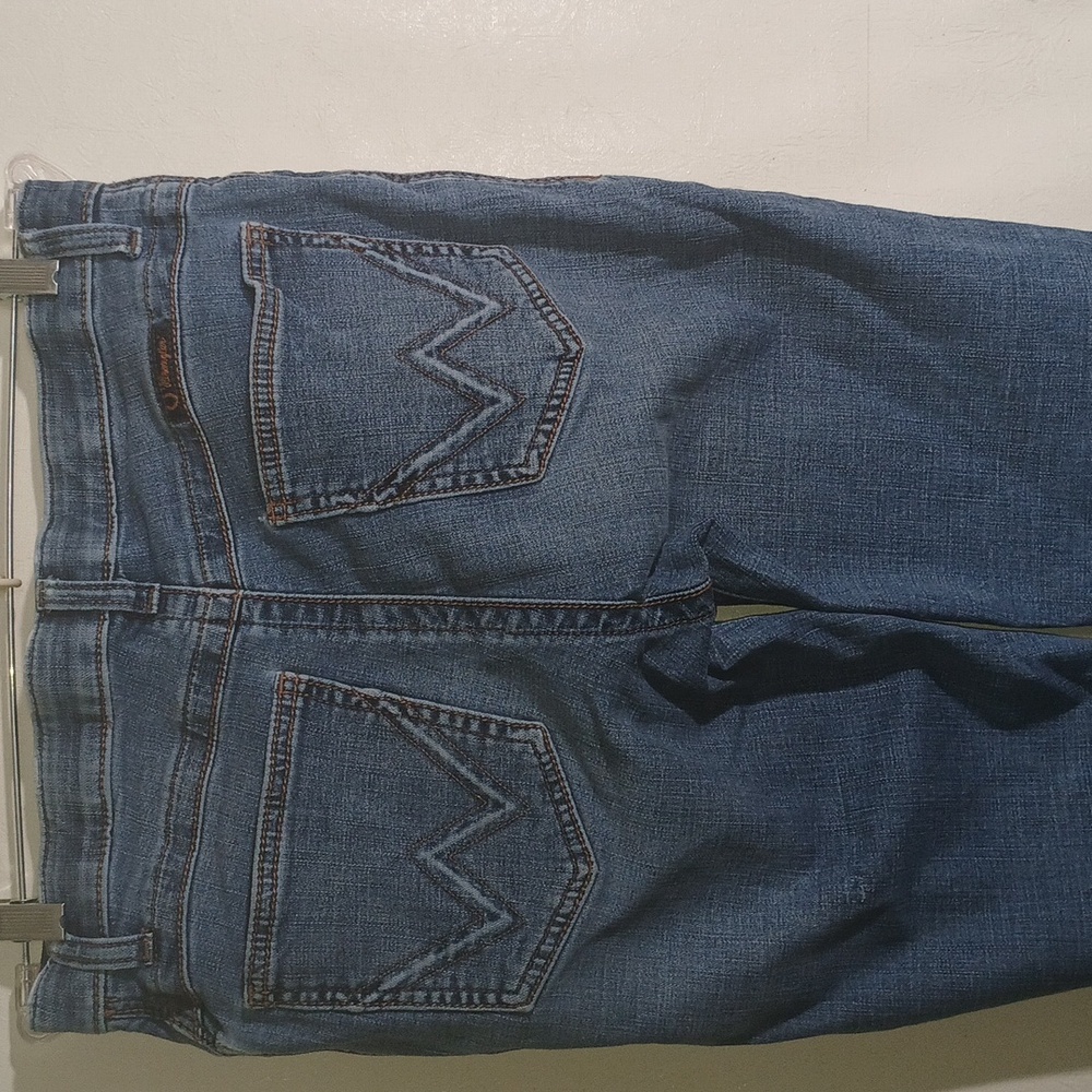 Wranglers Willow Womens Blue Jeans Size 11x34 Flaw Ultimate Riding - Picture 5 of 9